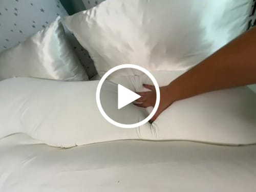 Customer video review of BodyAlign Cooling Pillow