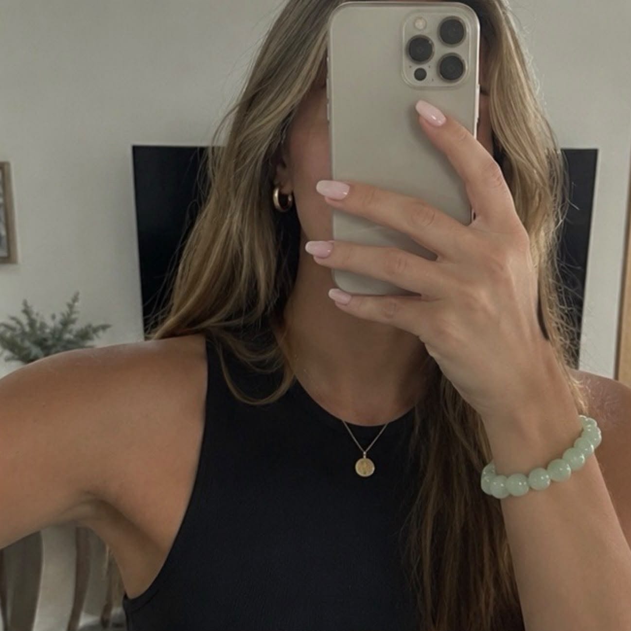 Customer photo review of CosmoGem™ Pulsera de Jade Natural Premium