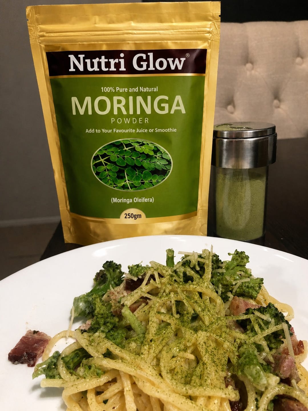Customer photo review of Nutri Glow Organic Moringa Powder 250gms