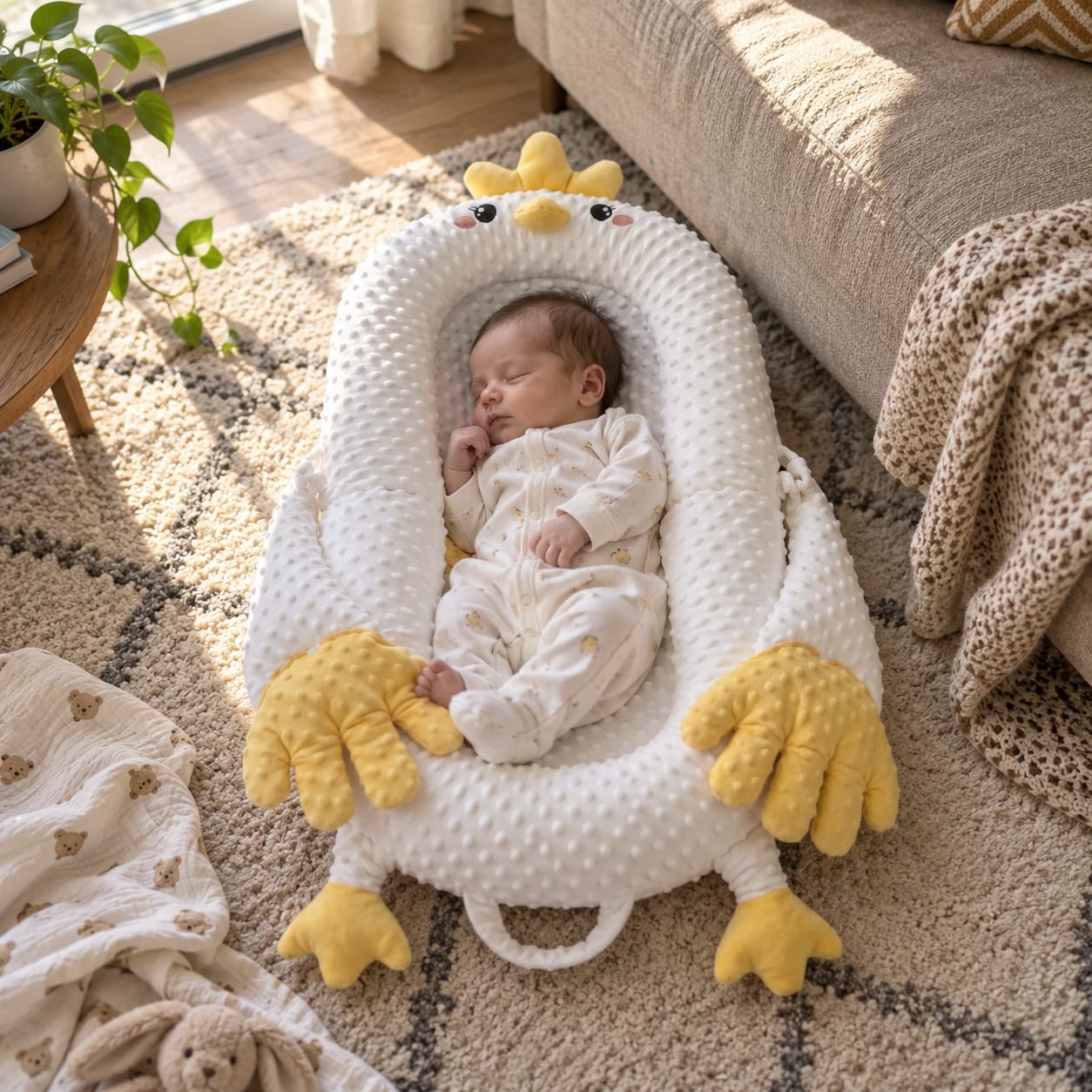 Customer photo review of HuggyNest Cozy Hug Pillow