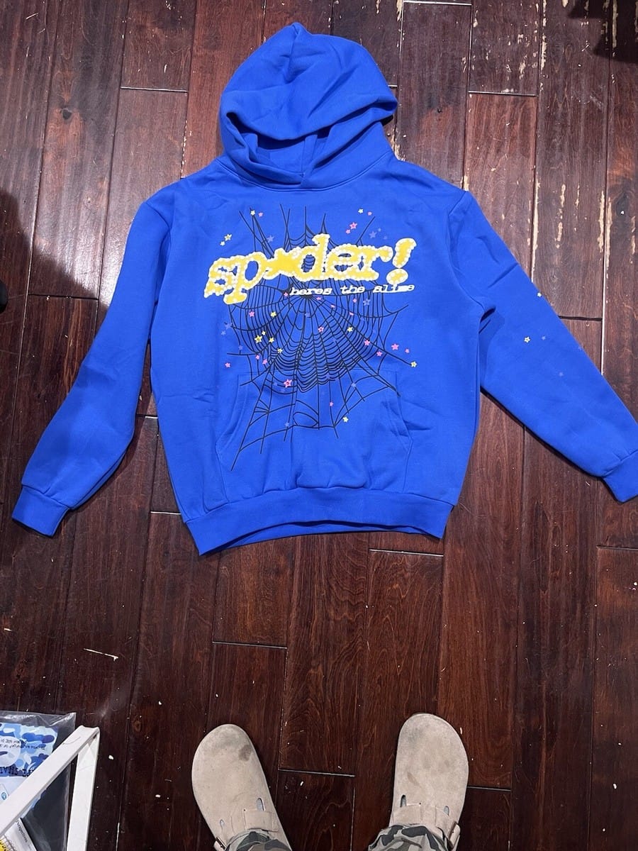 Customer photo review of JShop Blue Spider Hoodie