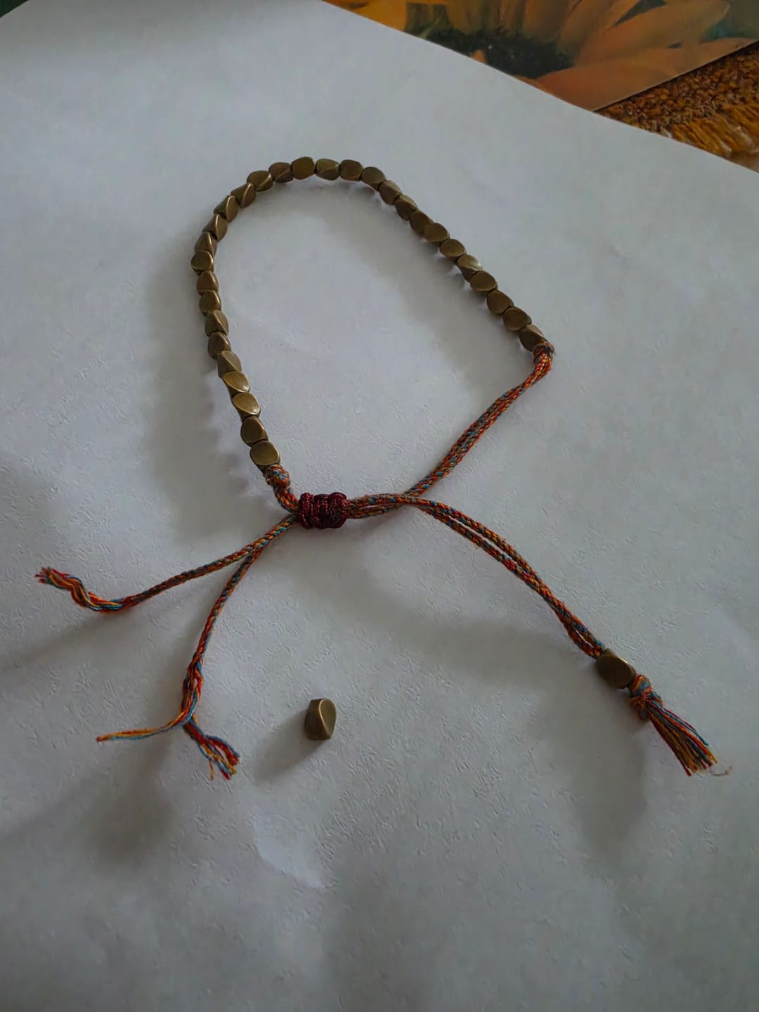 Customer photo review of Buddha Stones, tibetische Kupferperlen, heilendes Glücksarmband