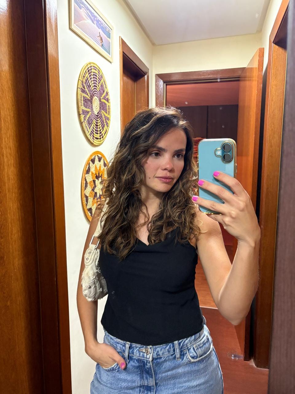 Customer photo review of leave-in com proteção térmica