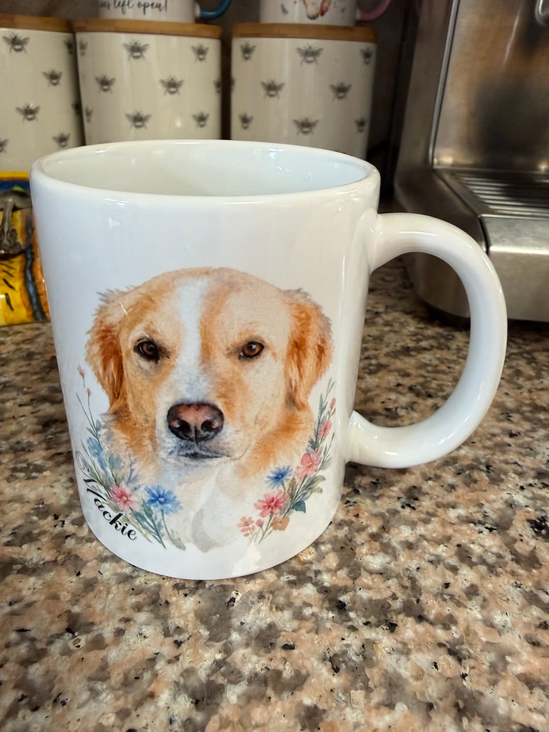 Customer photo review of Watercolor - Personalized Mug