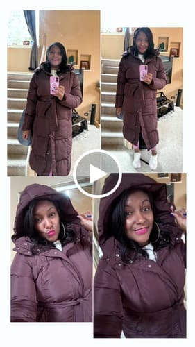 Customer photo review of Hooded Puffer