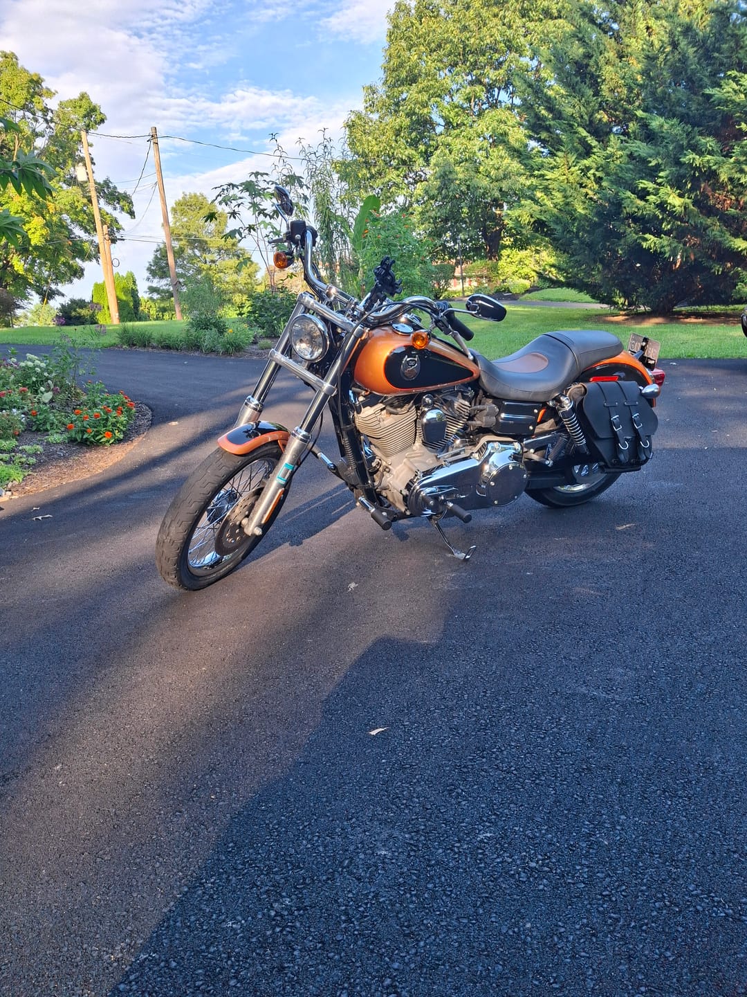 Customer photo review of Harley Dyna Expandable Solo Bag - DL01WC (Buffalo & Waxed Canvas)