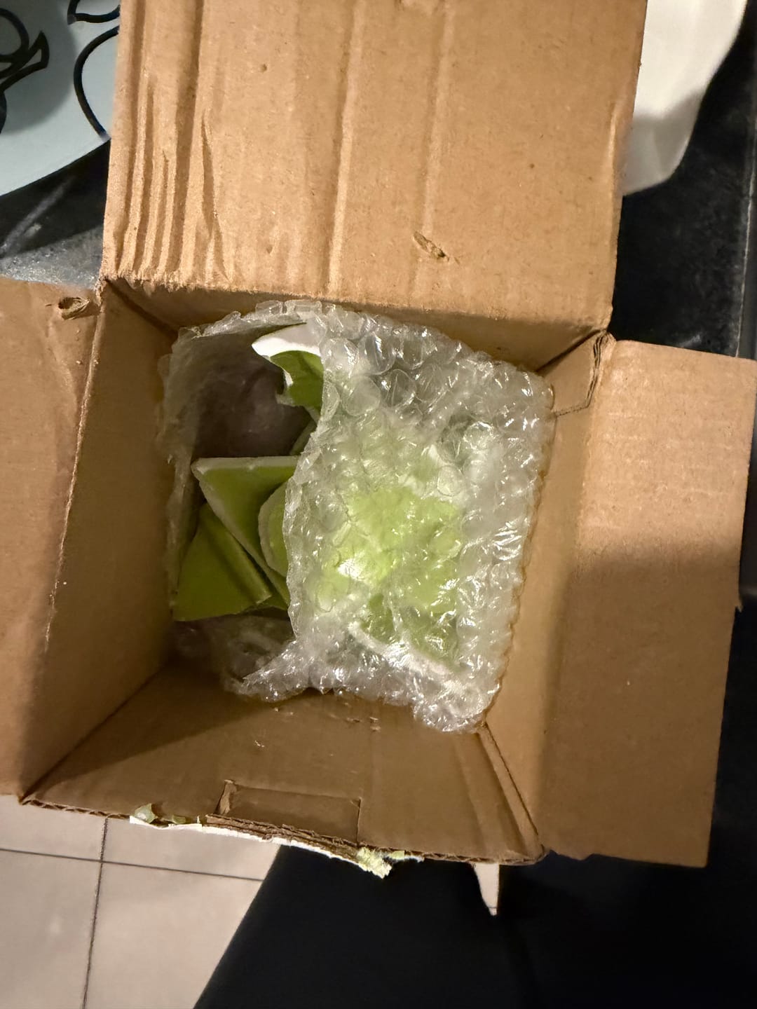 Customer photo review of Crushed Ceramic Mug 370ml/12oz
