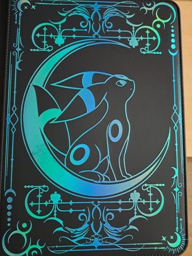 Customer photo review of Lunar Shadow Shiny 9-Pocket Trading Card Binder