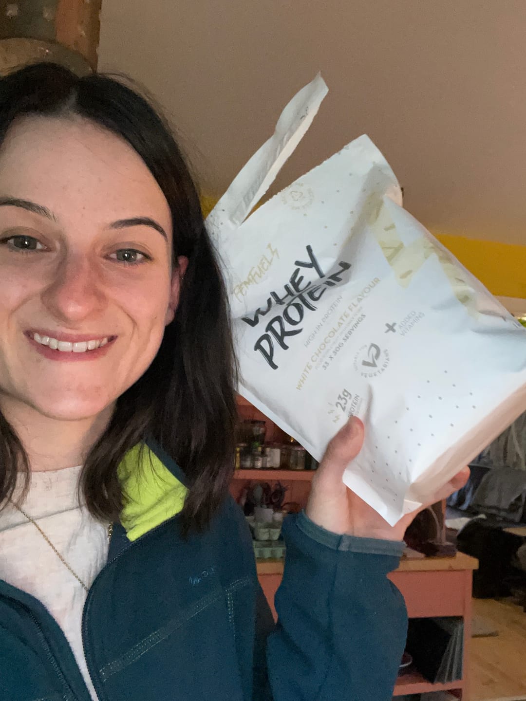 Customer photo review of Whey Protein