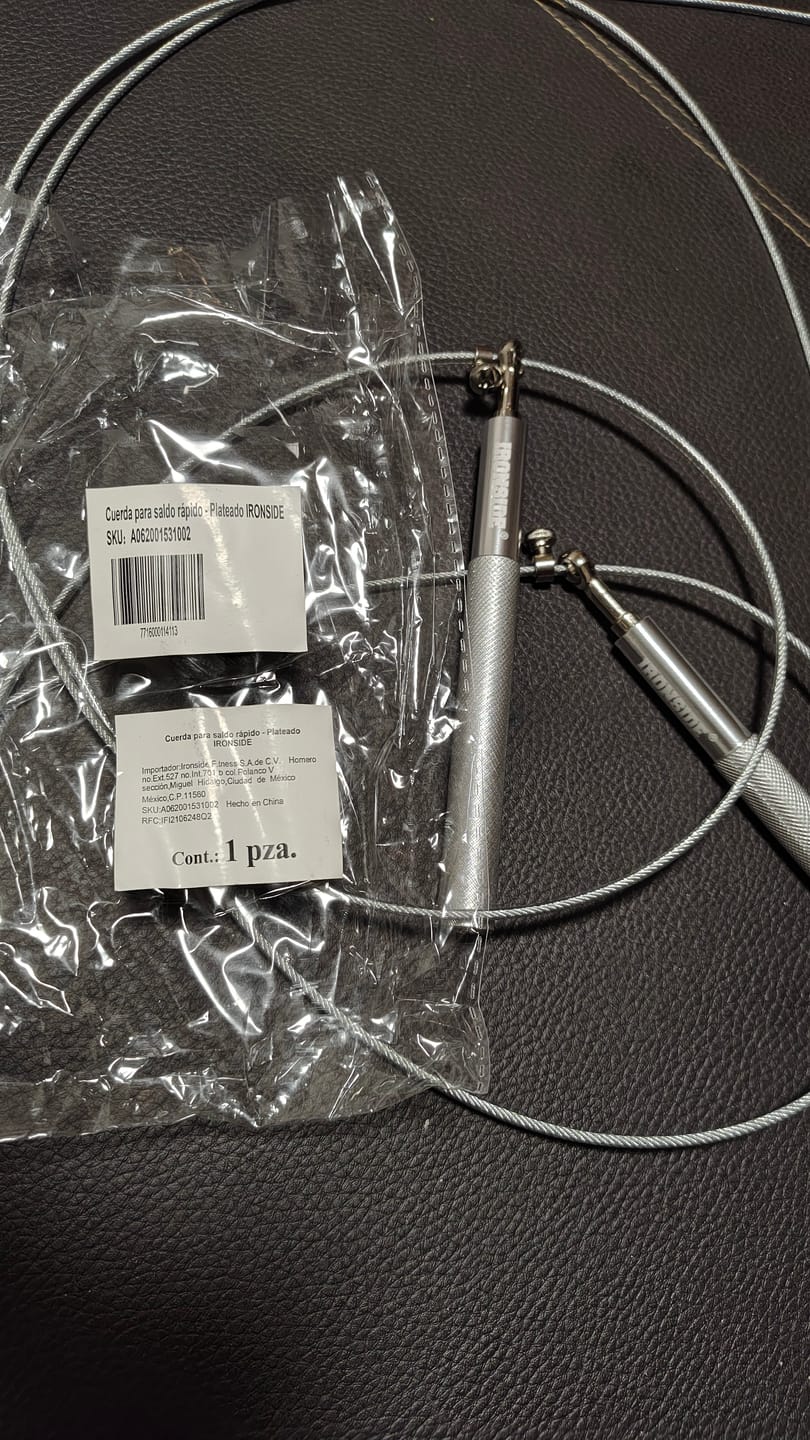 Customer photo review of Cuerda para Salto Rápido Speed Rope IRONSIDE