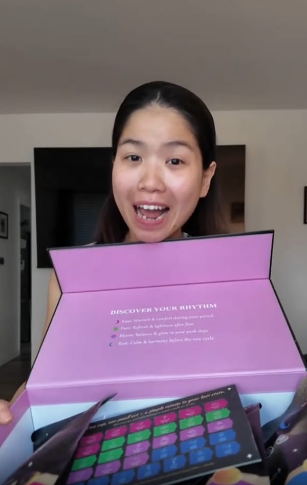 Customer photo review of Laicuherb's Cycle Tea Set, The All-Month Herbal Tea Set for Women, 4-in-1, Free gift: 31 Record Calendar