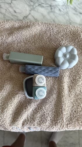 Customer photo review of Reusable Travel Bottles