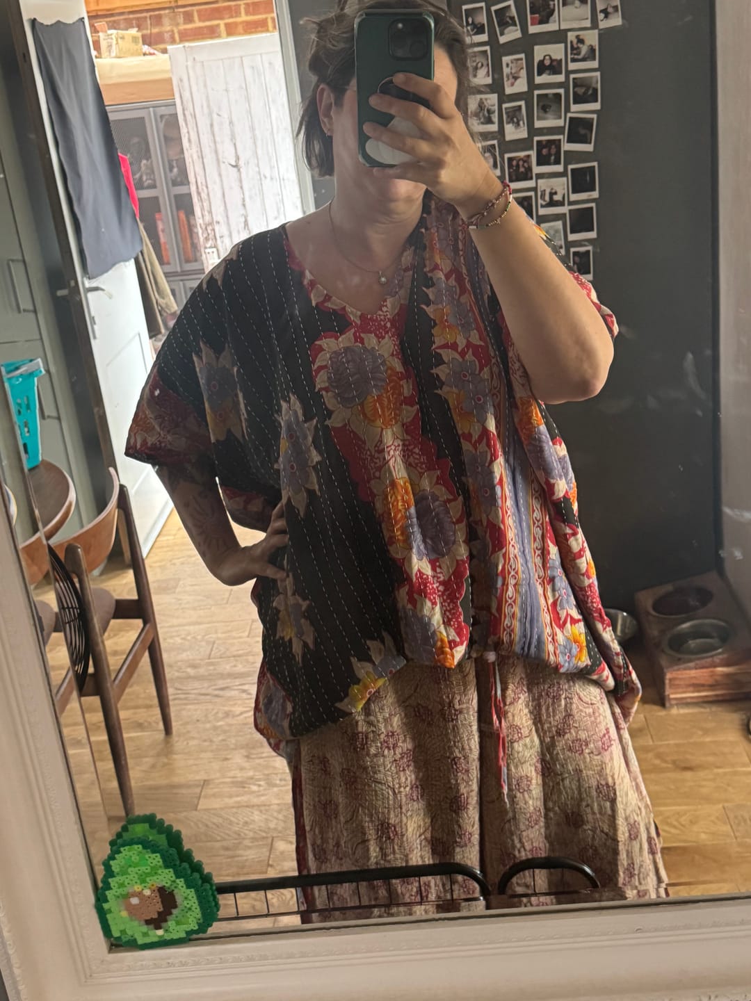 Customer photo review of Kantha Ishka Kaftan (021)