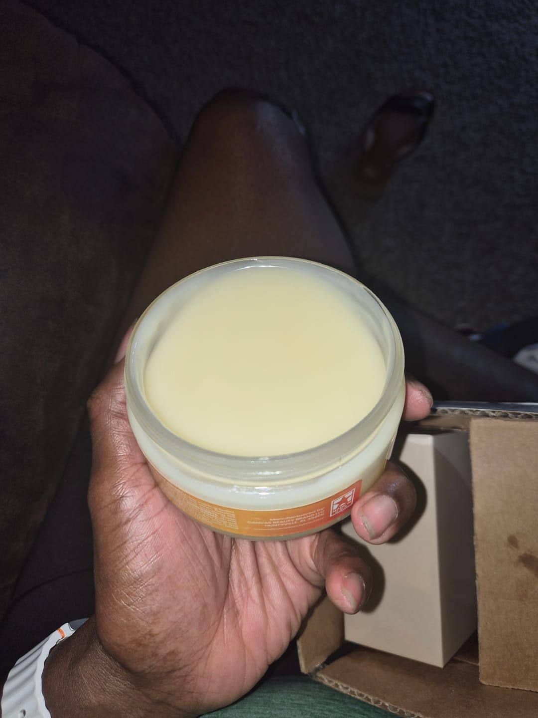 Customer photo review of (NEW) BODY GLAZE: MANGO MANIA