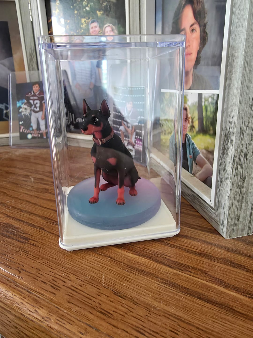 Customer photo review of Personalized Pet 3D Figurine from Photo