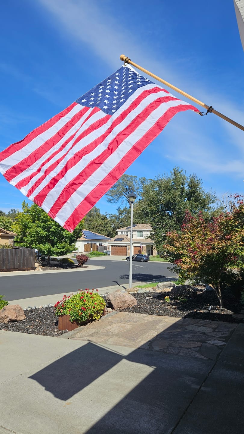 Customer photo review of 3' x 5' American Flag