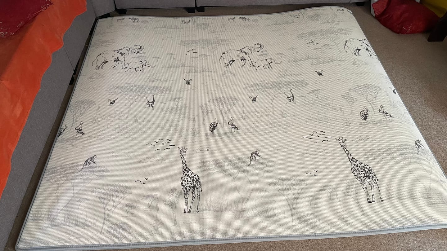 Customer photo review of Safari Toile/ Dune Play Mat