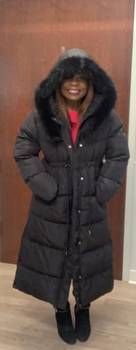 Customer photo review of Elise Puffer Coat