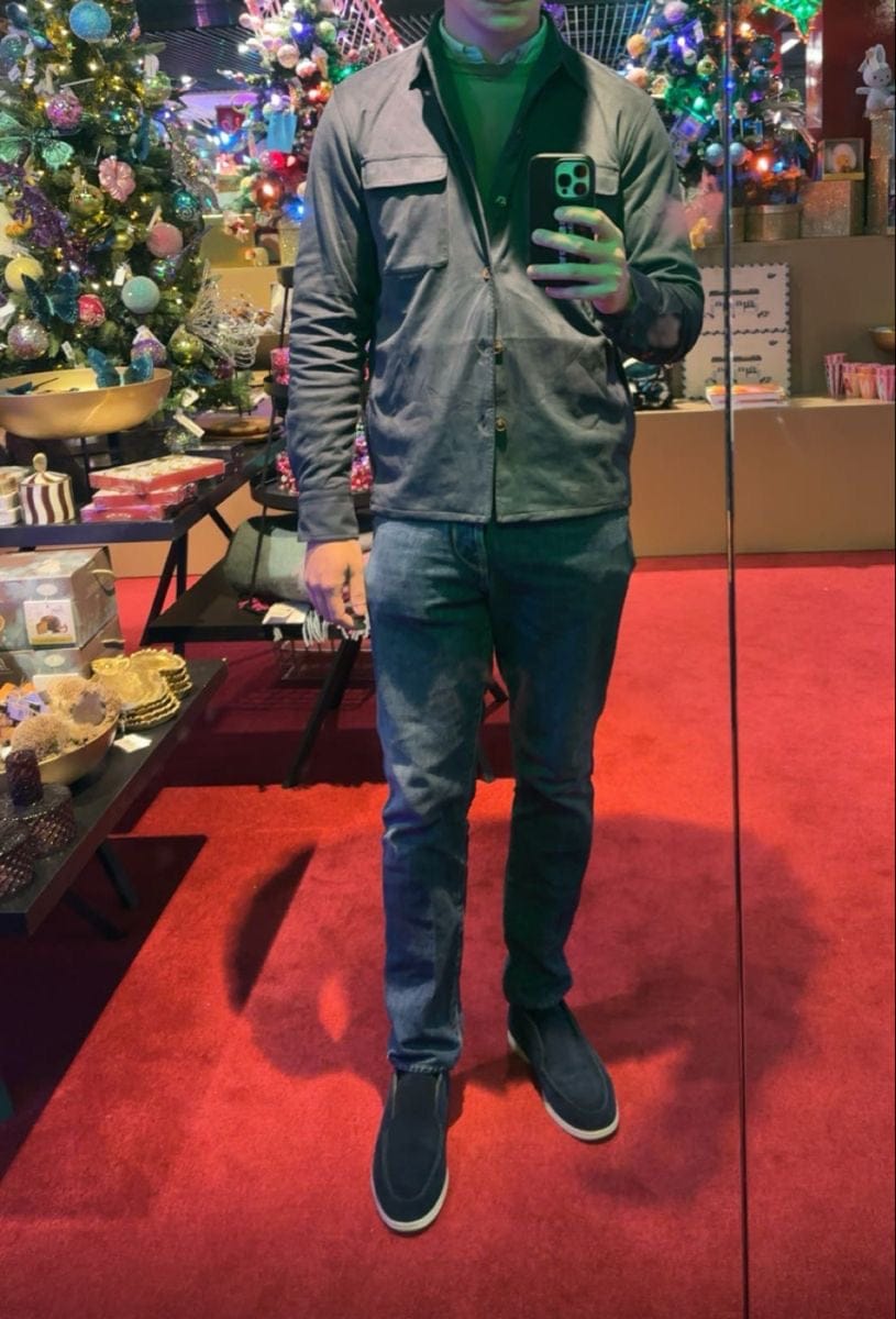 Customer photo review of Fur Zipper "Stockholm"- Dark Grey