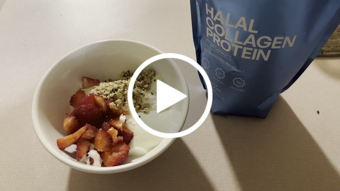 Customer video review of Halal Collagen Protein