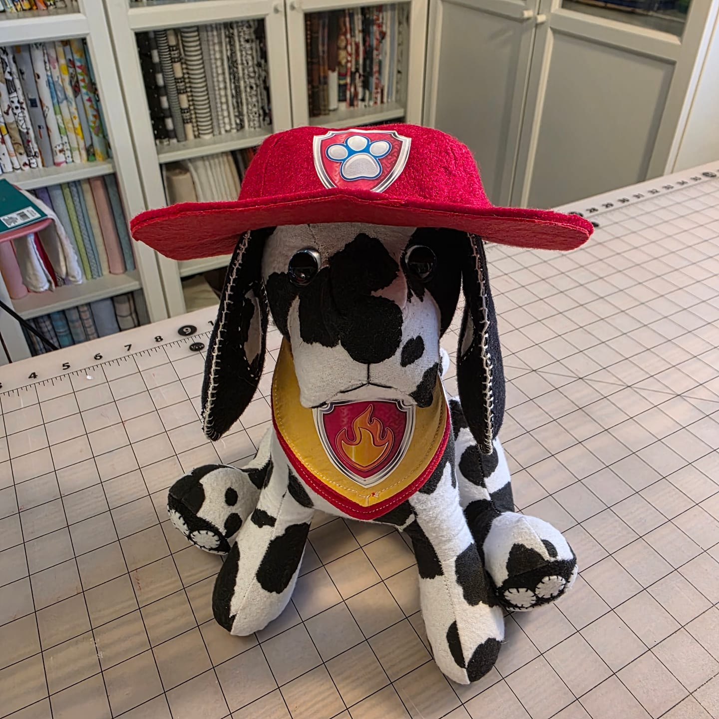 Customer photo review of Scrappy Patchwork Dog  PDF Pattern and Video Tutorial