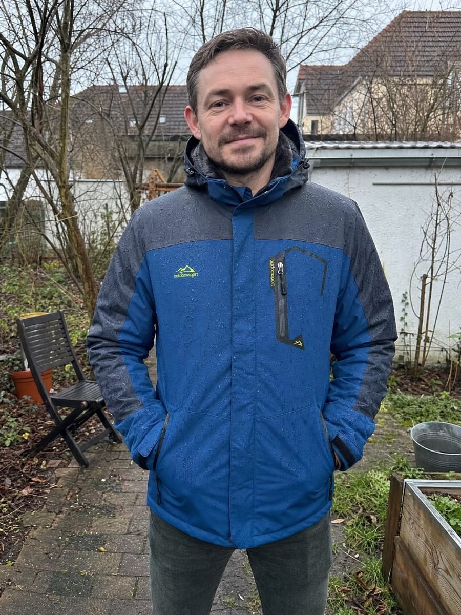 Customer photo review of Wasserdichte Winterjacke - Herren