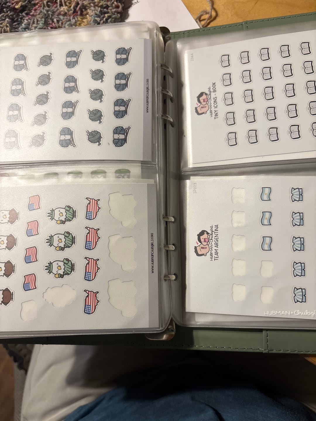 Customer photo review of Small Storage Pockets