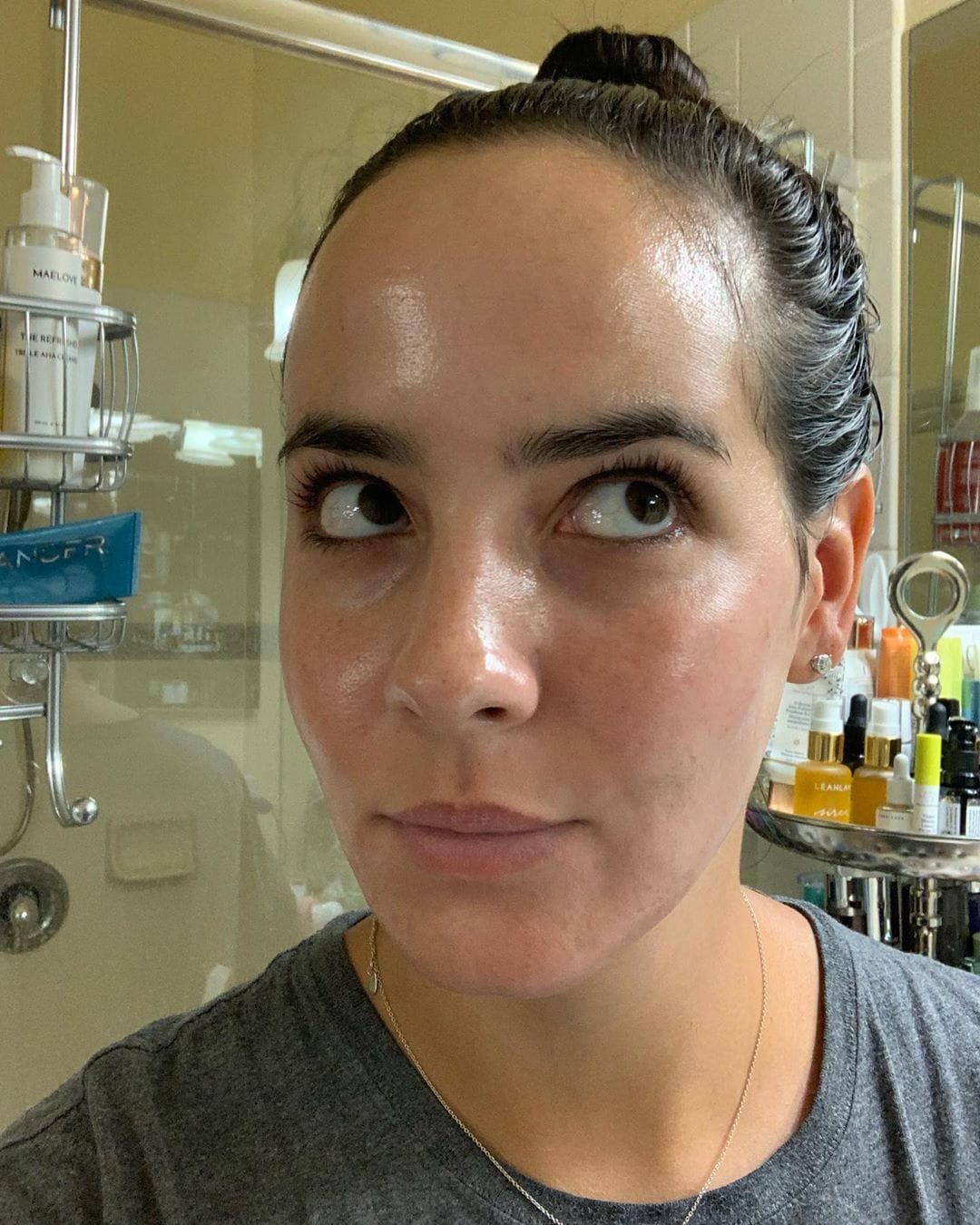 Customer photo review of Salmon PDRN Pink Collagen Jelly Gel Mask