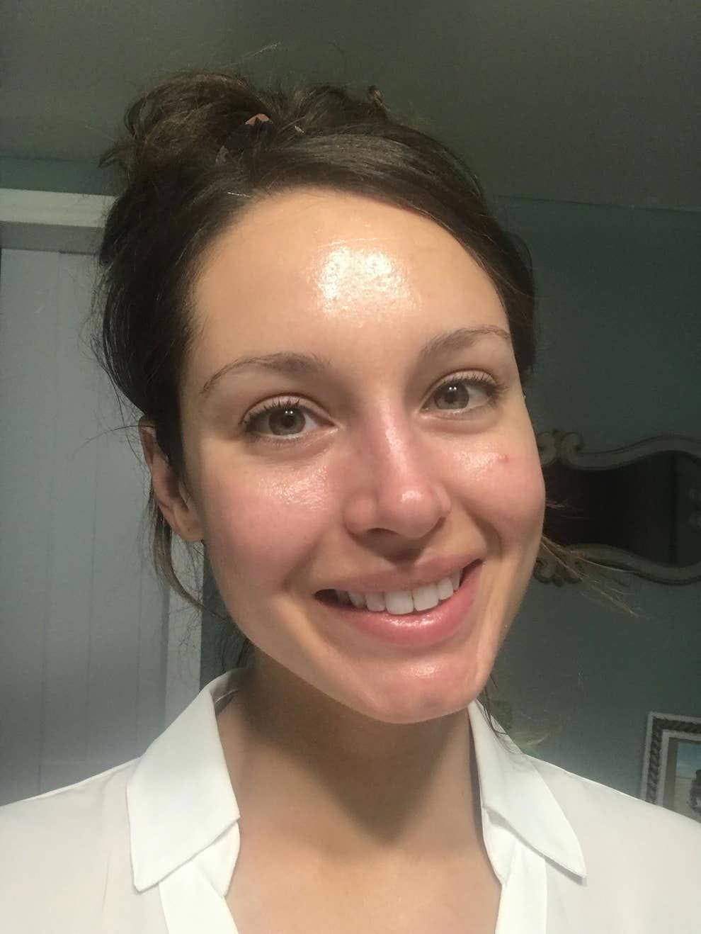 Customer photo review of Salmon PDRN Pink Collagen Jelly Gel Mask