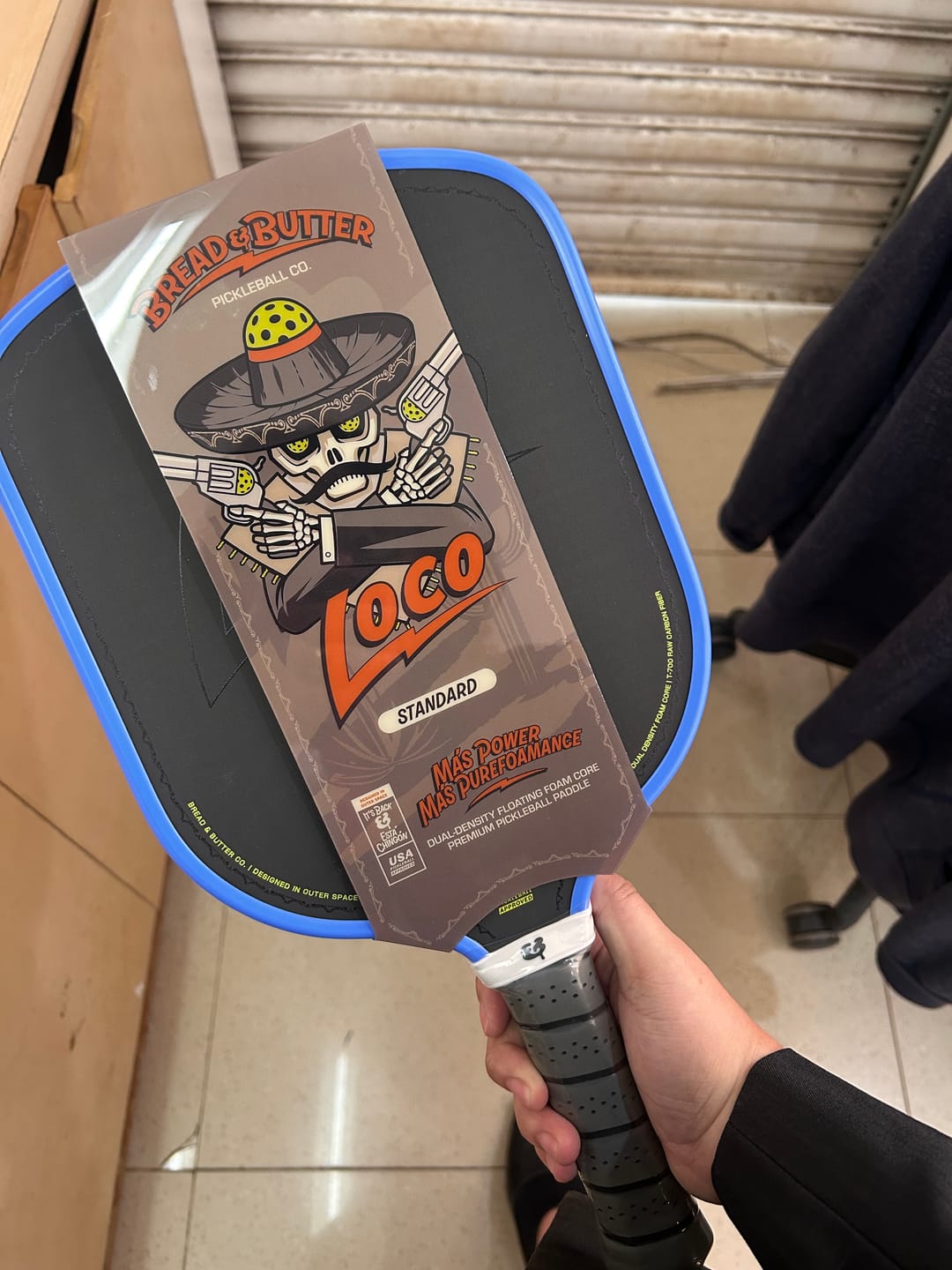 Customer photo review of The Loco 16mm Pickleball Paddle Standard