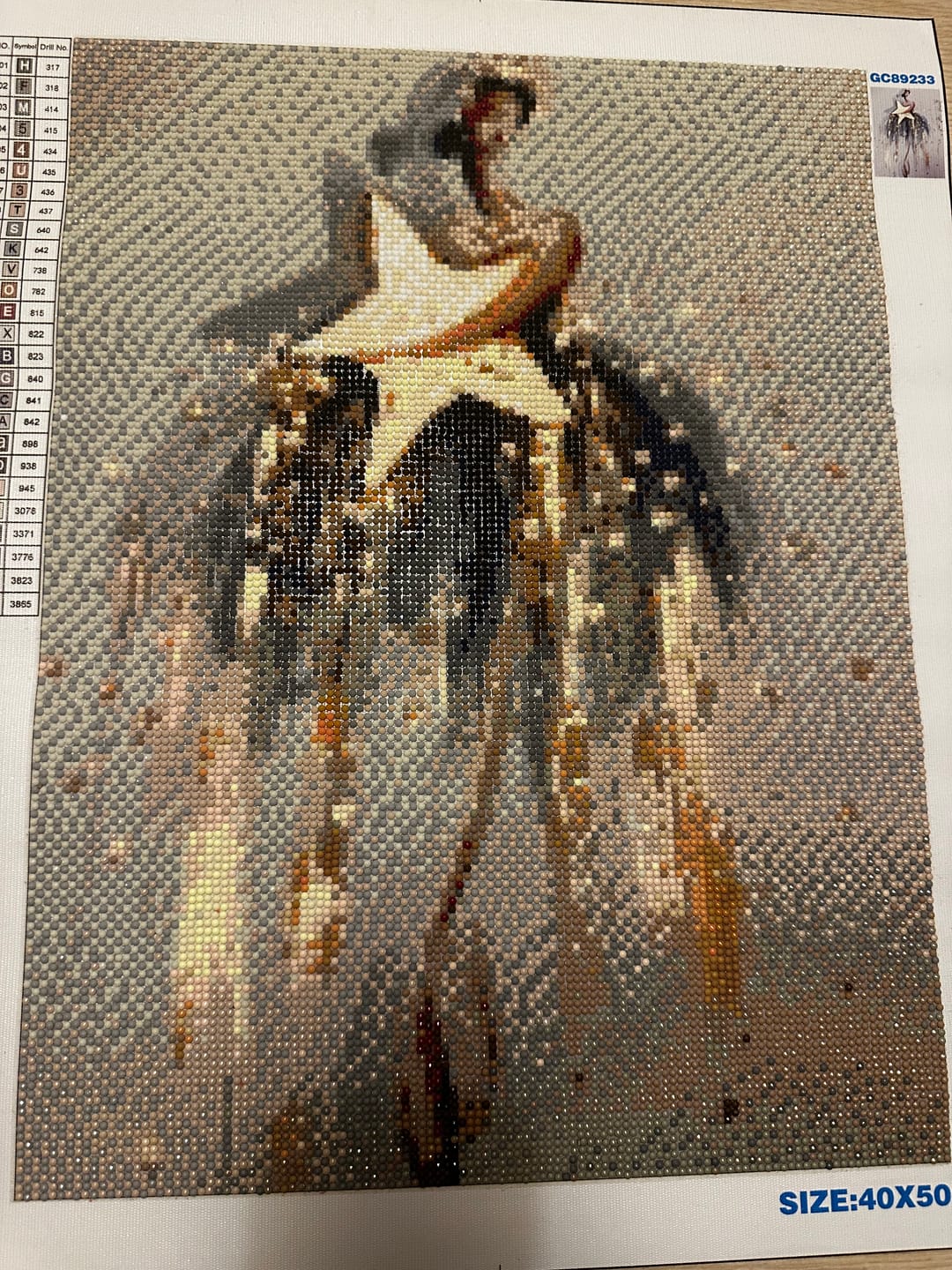 Customer photo review of Altın Balerin 40x50 cm