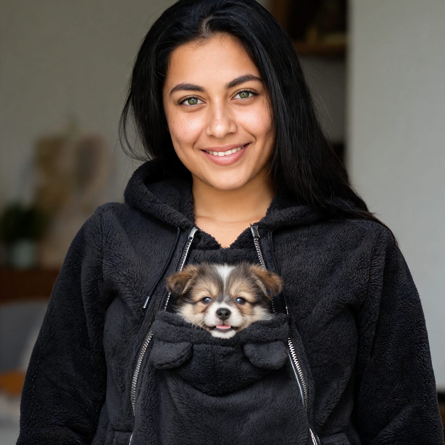 Customer photo review of MIMO™ — Hoodie para Perritos