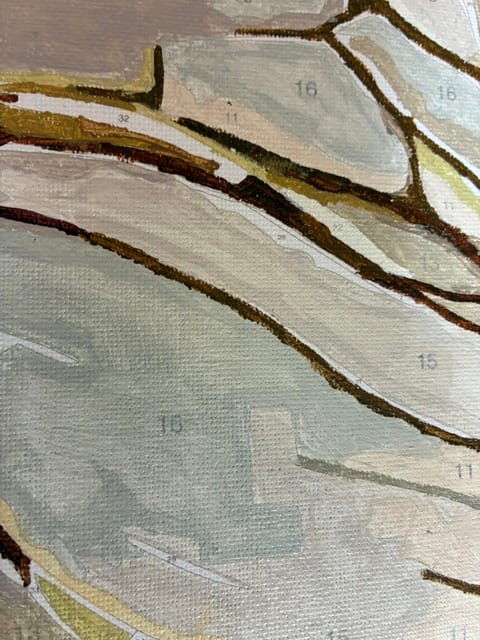 Customer photo review of Paint by Numbers - Whispered Elegance