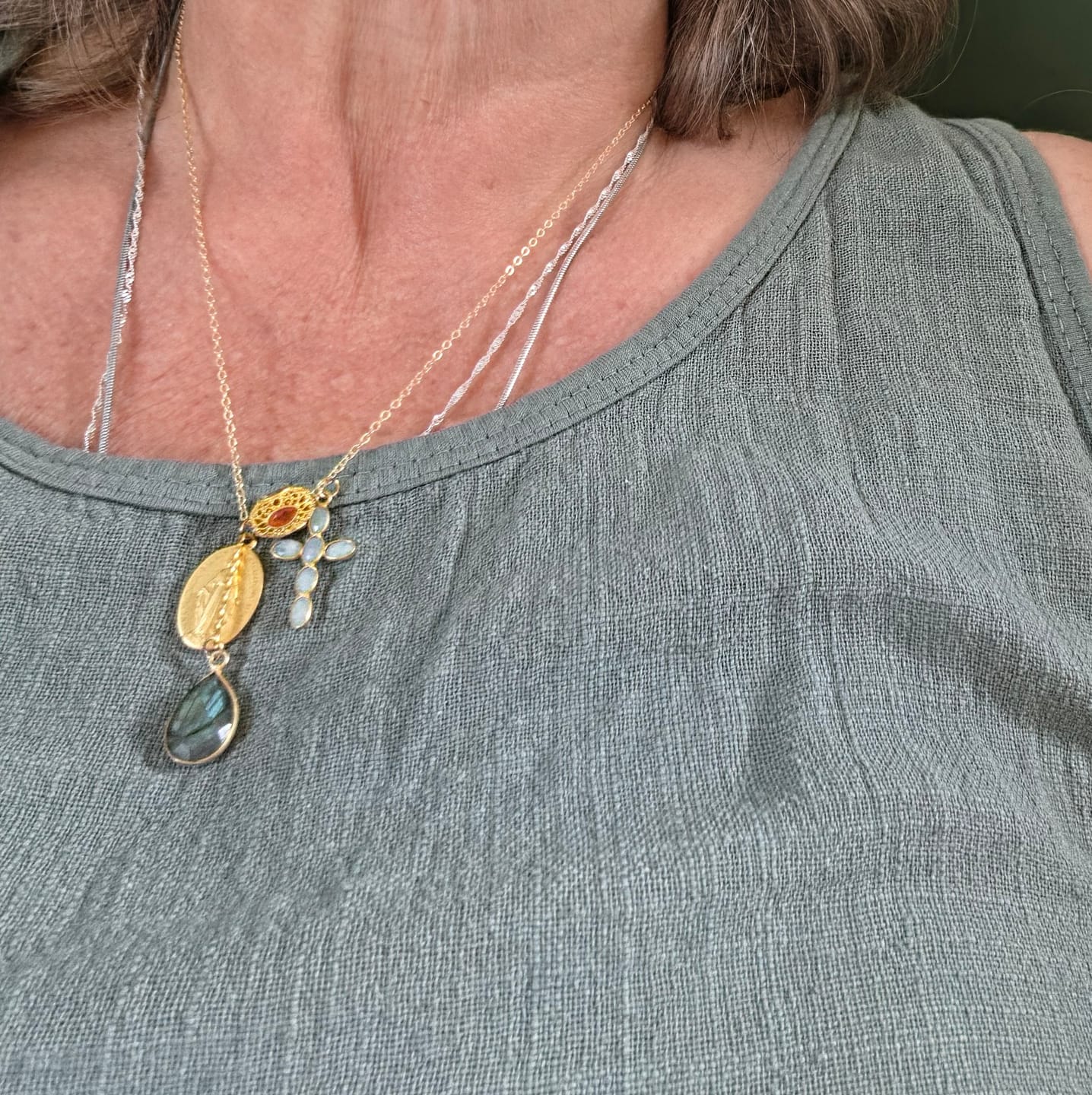 Customer photo review of Croix Protectrice – Foi, Lumière et Équilibre