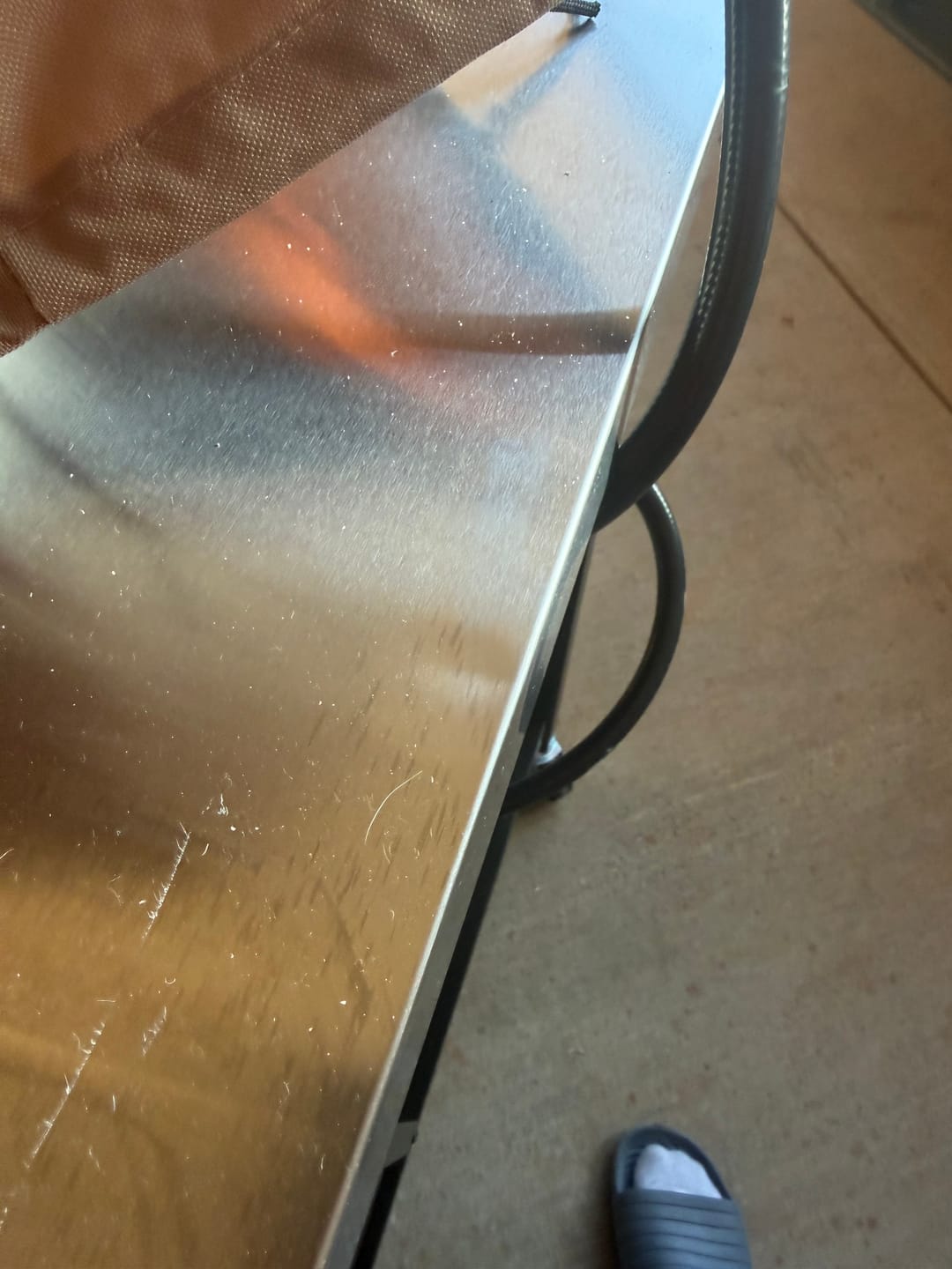 Customer photo review of Outdoor Grill Cart & Pizza Oven Table