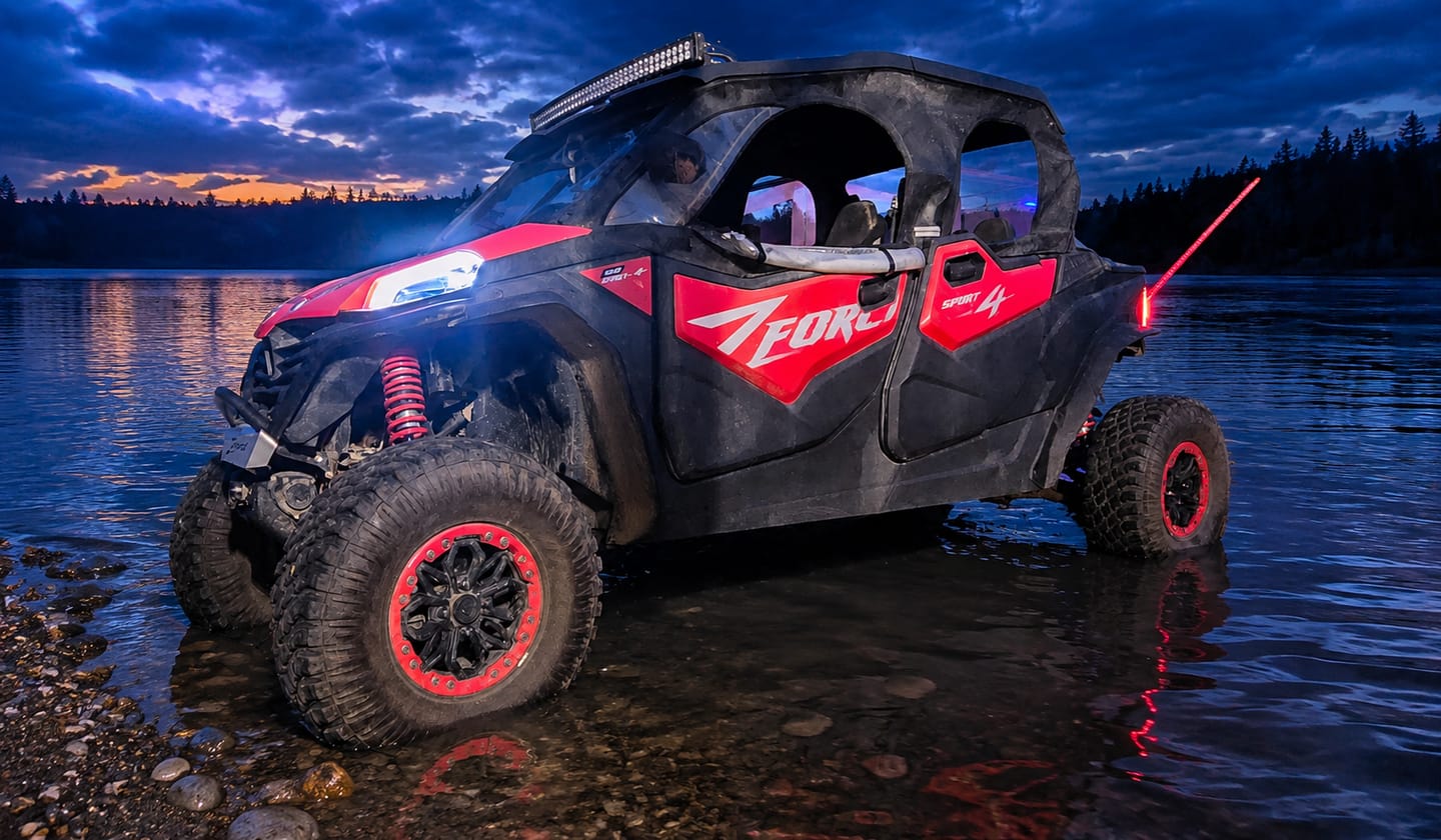 Customer photo review of 2" Lift Kit — CFMoto ZForce 950 Sport & 950 Sport-4 (2023+)