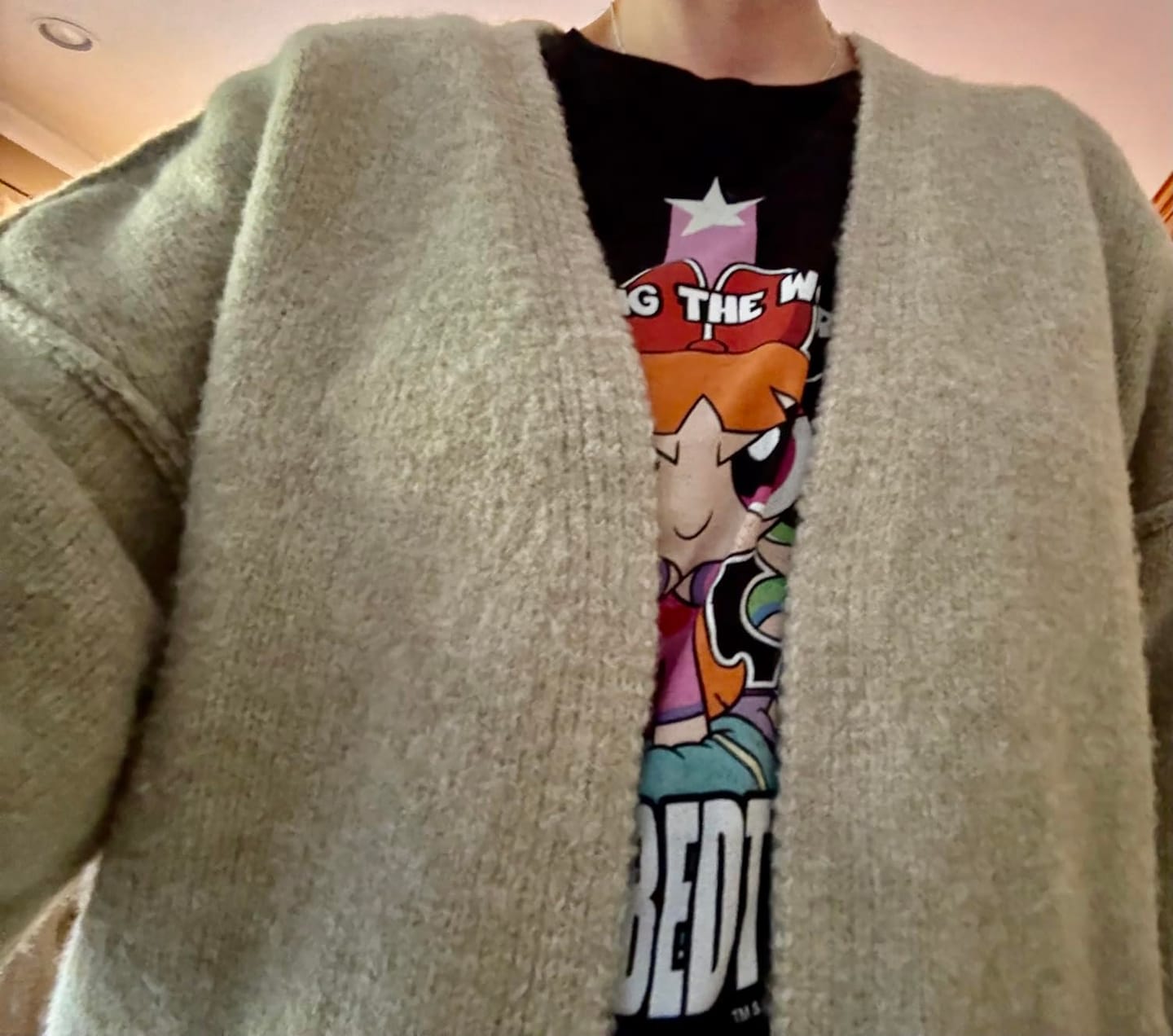 Customer photo review of Cozy Knit Cardigan