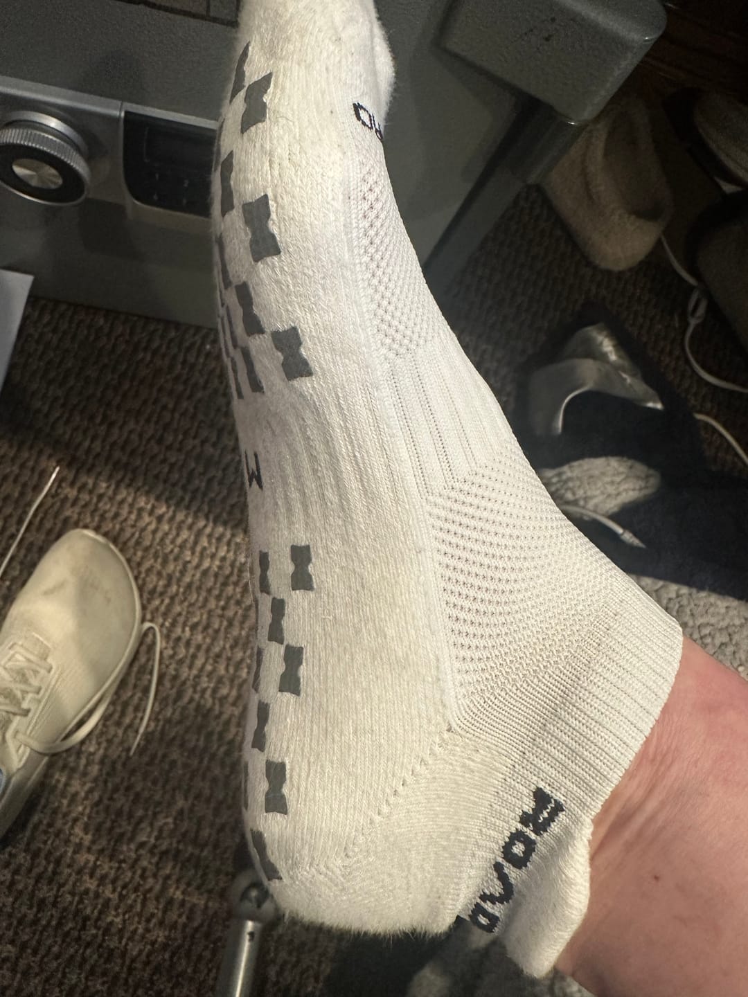 Customer photo review of Ankle Anti-Slip Tennis Socks - 3 Pack