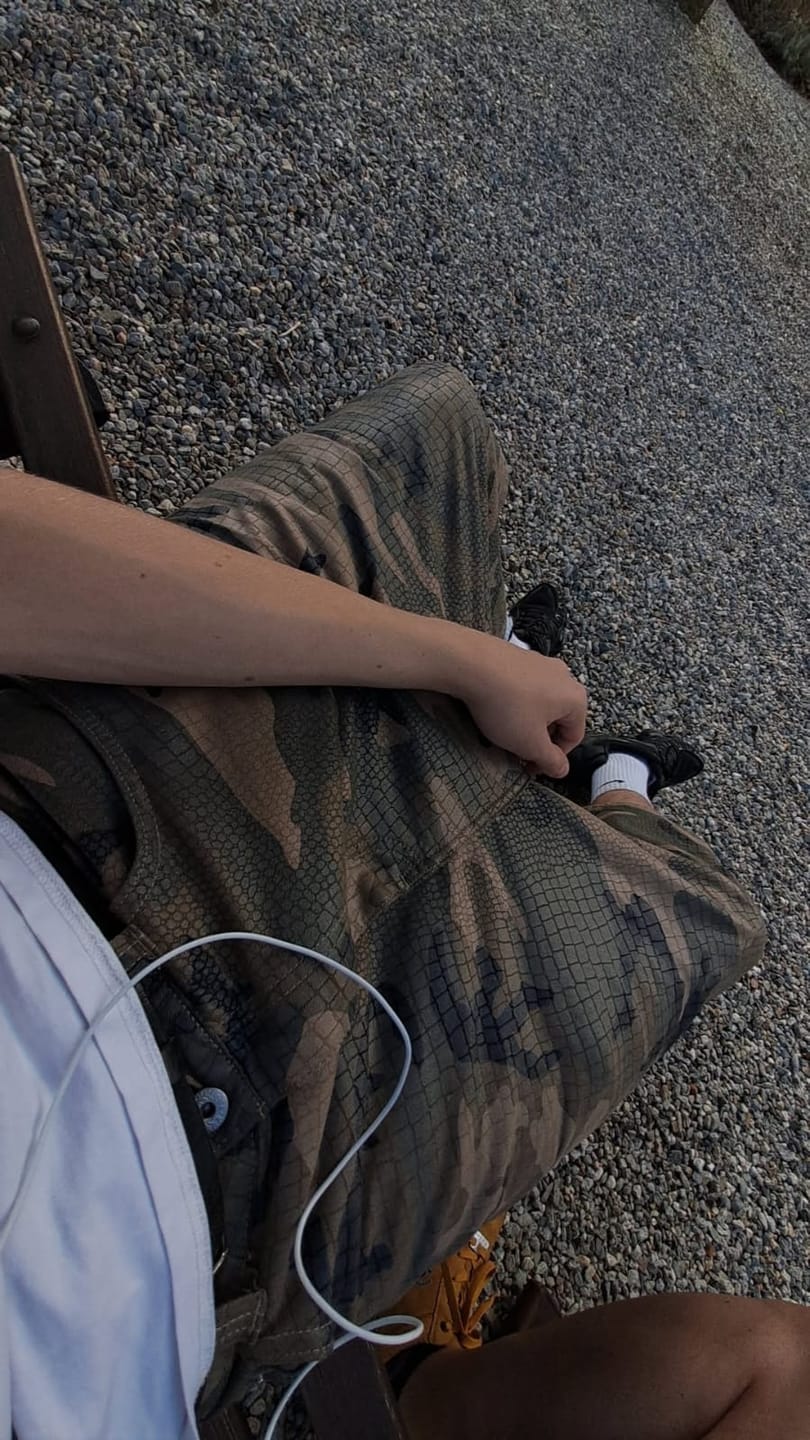 Customer photo review of Reptile Camo Shorts