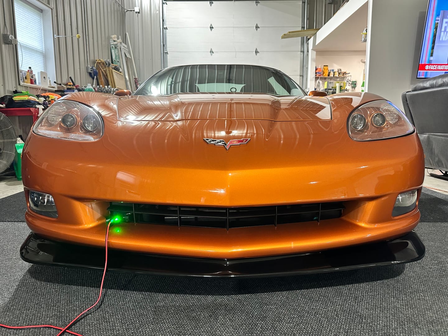 Customer photo review of Corvette C6 Base Model Extended Front Splitter Lip & Side Skirts Rocker Panels