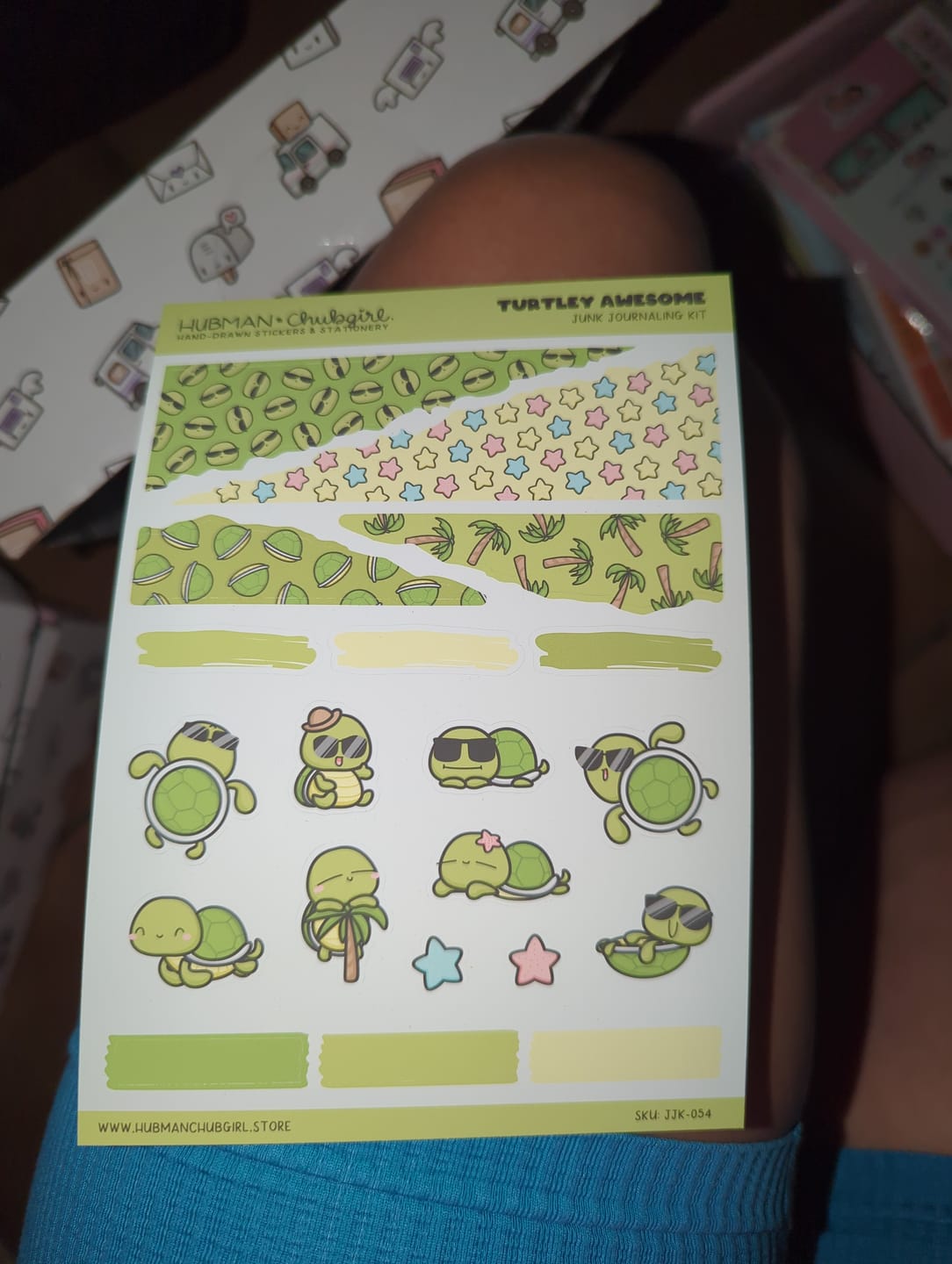 Customer photo review of Turtley Awesome Junk Journaling Kit