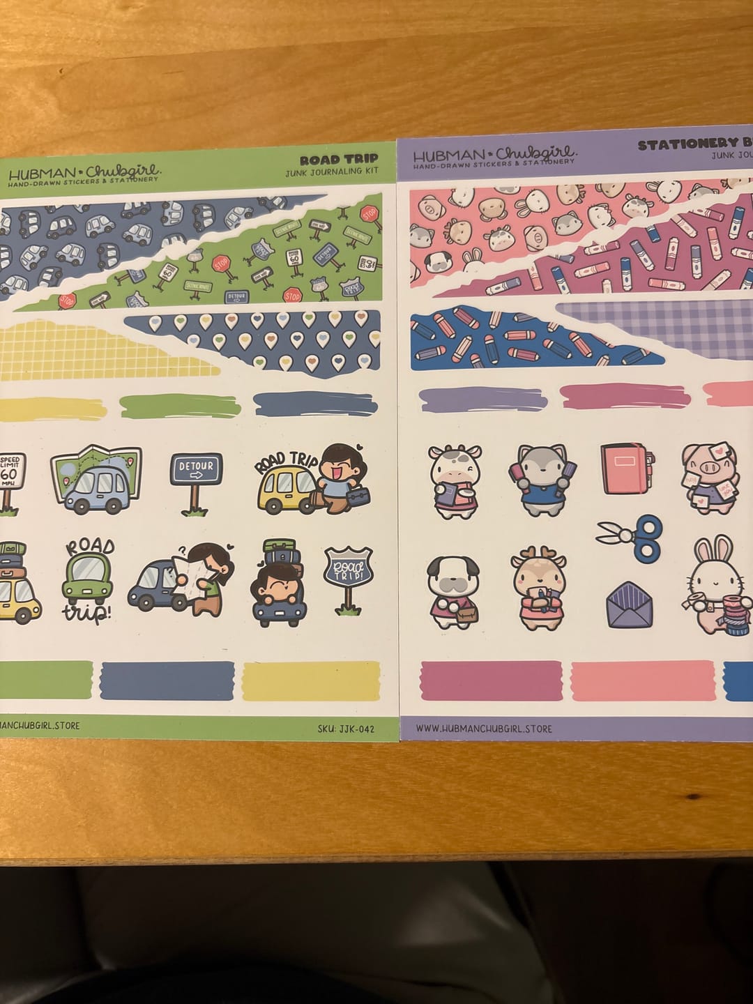 Customer photo review of Stationery Buddies Junk Journaling Kit