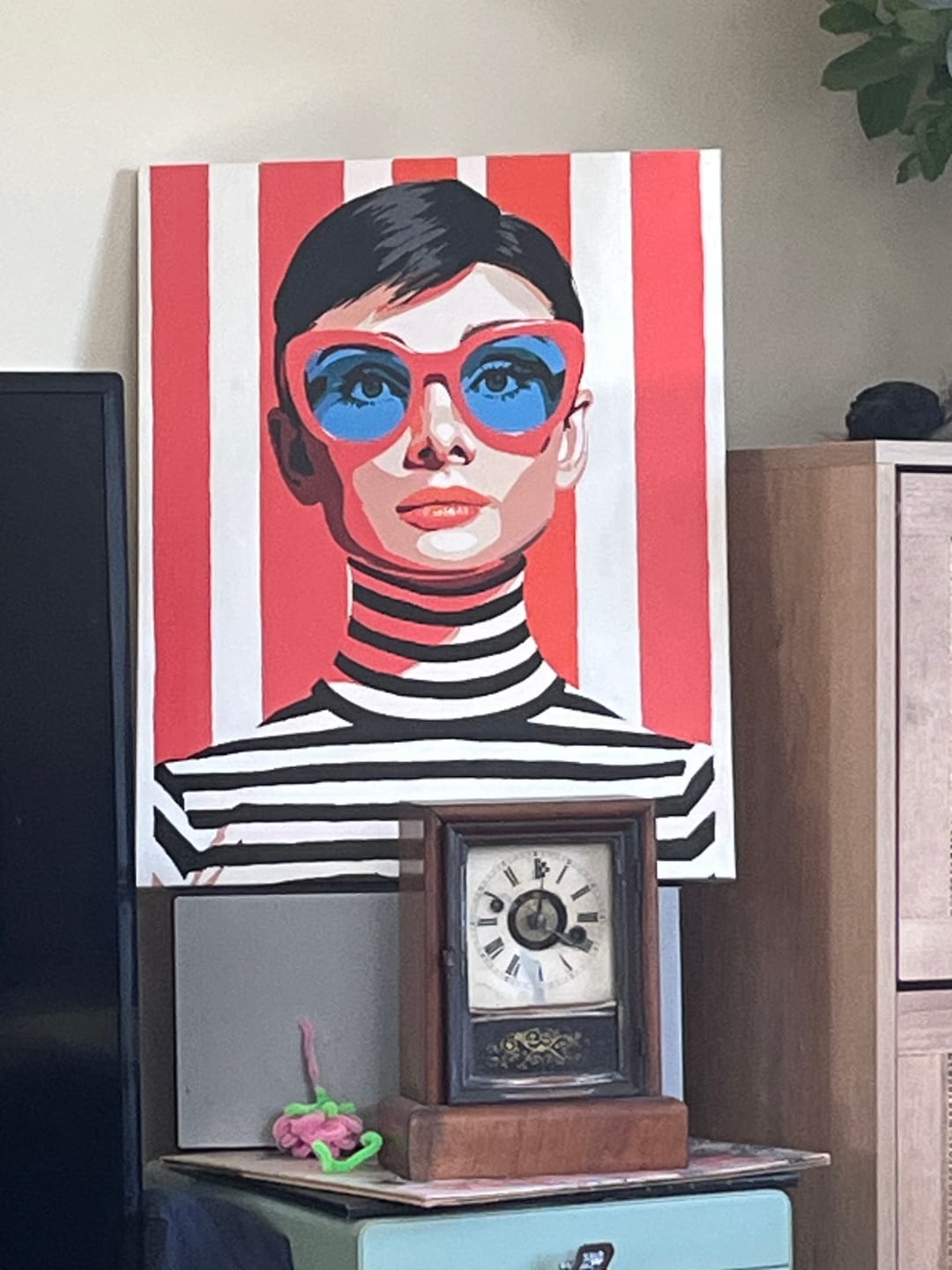 Customer photo review of Modern Audrey Hepburn | Paint by Number