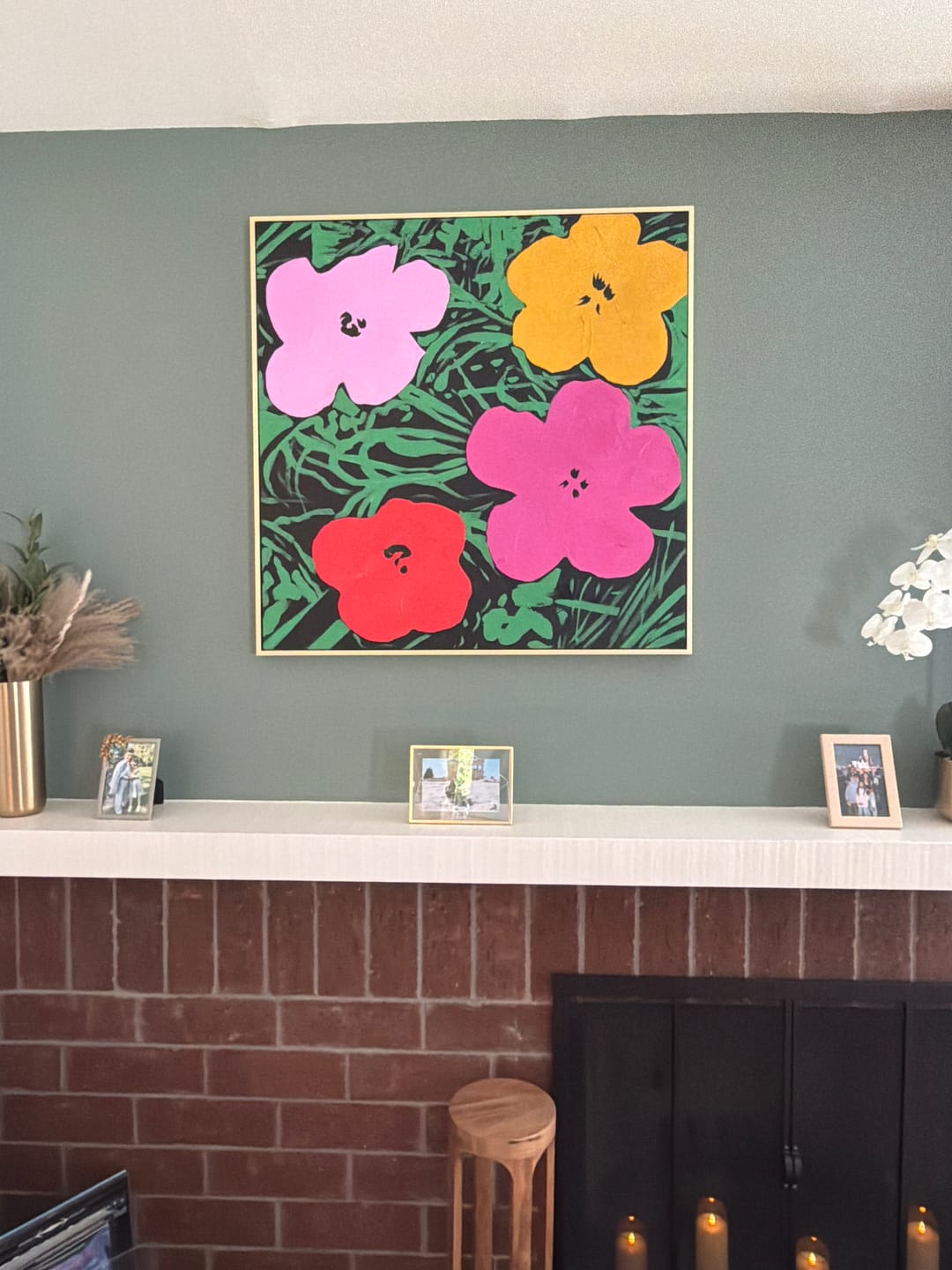 Customer photo review of Flower & Tree Abstract Wall Art #ML244