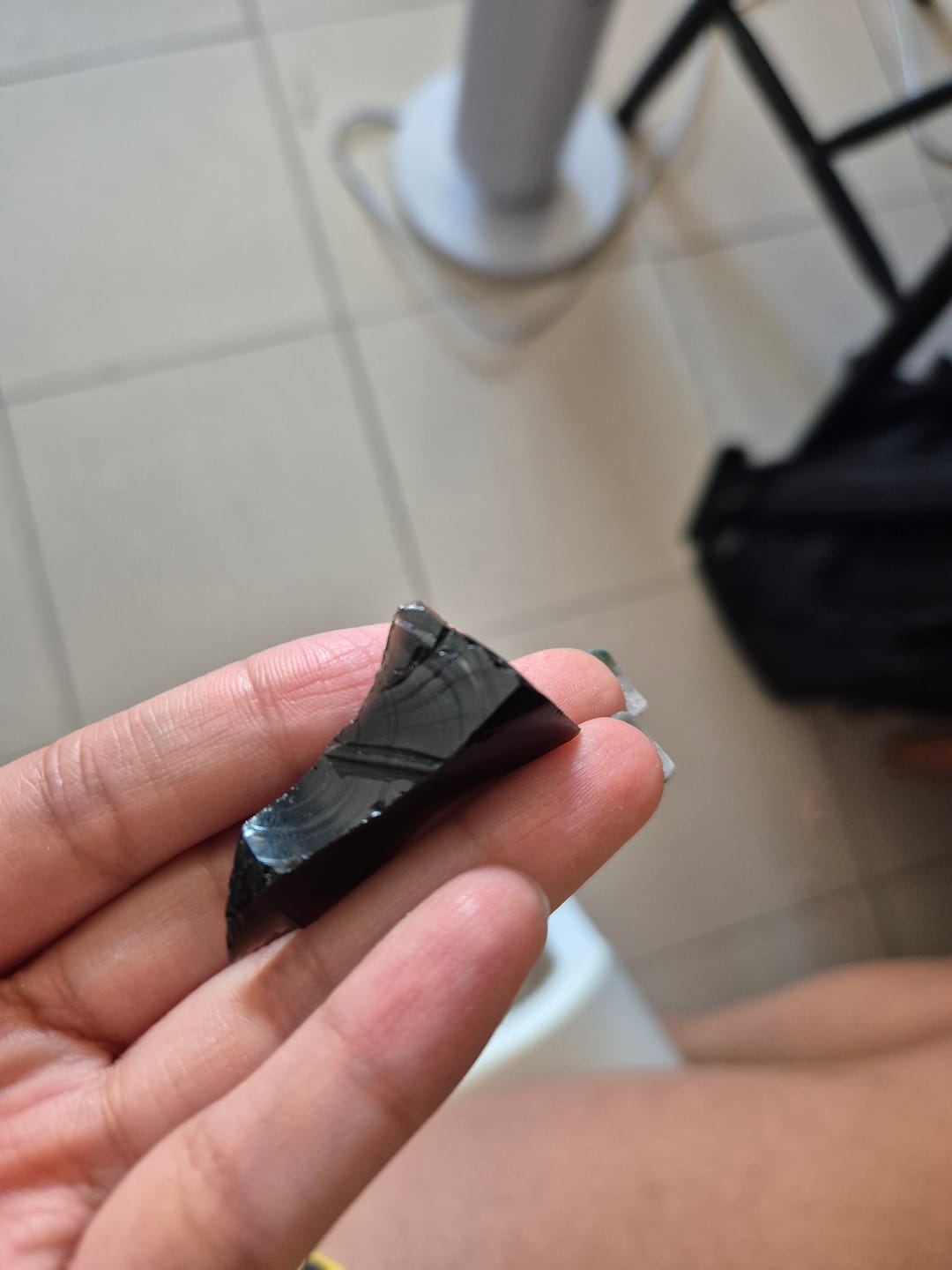 Customer photo review of Obsidiana negra Masivo | Autorrealización - Protección