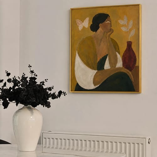 Customer photo review of Modern Folk Art｜Golden Reflection