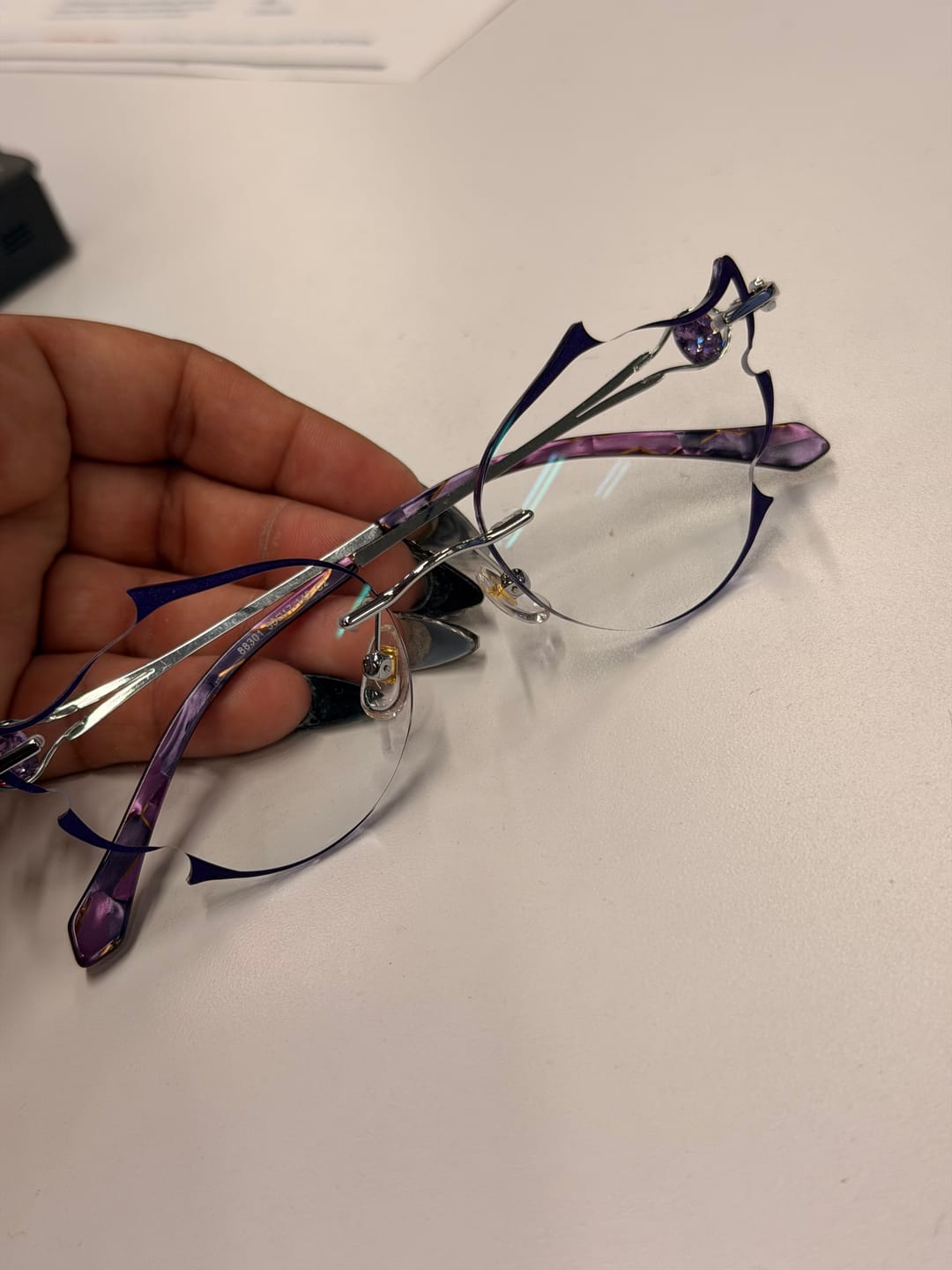 Customer photo review of Flare Eyeglasses