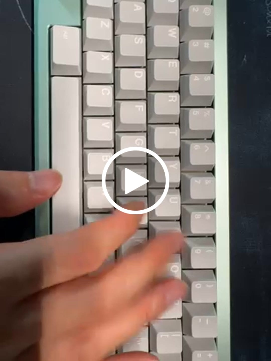 Customer video review of HMX Egg Yolk Linear Switch Factory Lubed (10PCS)
