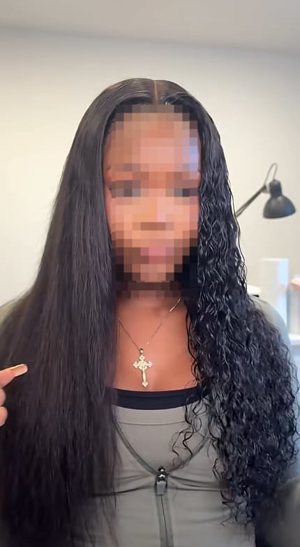 Customer photo review of Wavymy 2-in-1 Straight to Wave Wear Go Glueless 7x5 Lace Wig 180% Density Human Hair Wig