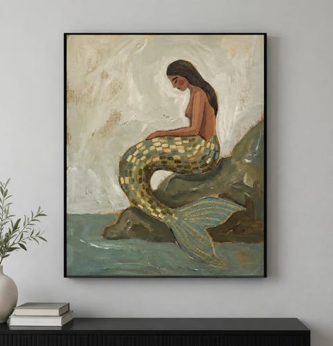 Customer photo review of Modern Folk Art｜Tidal Reverie
